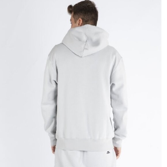 Jordan Jumpman Retro Print Gray Hooded Sweatshirt - Picture 2 of 12